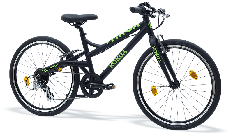 LIKEtoBIKE 24 Black-Green 800