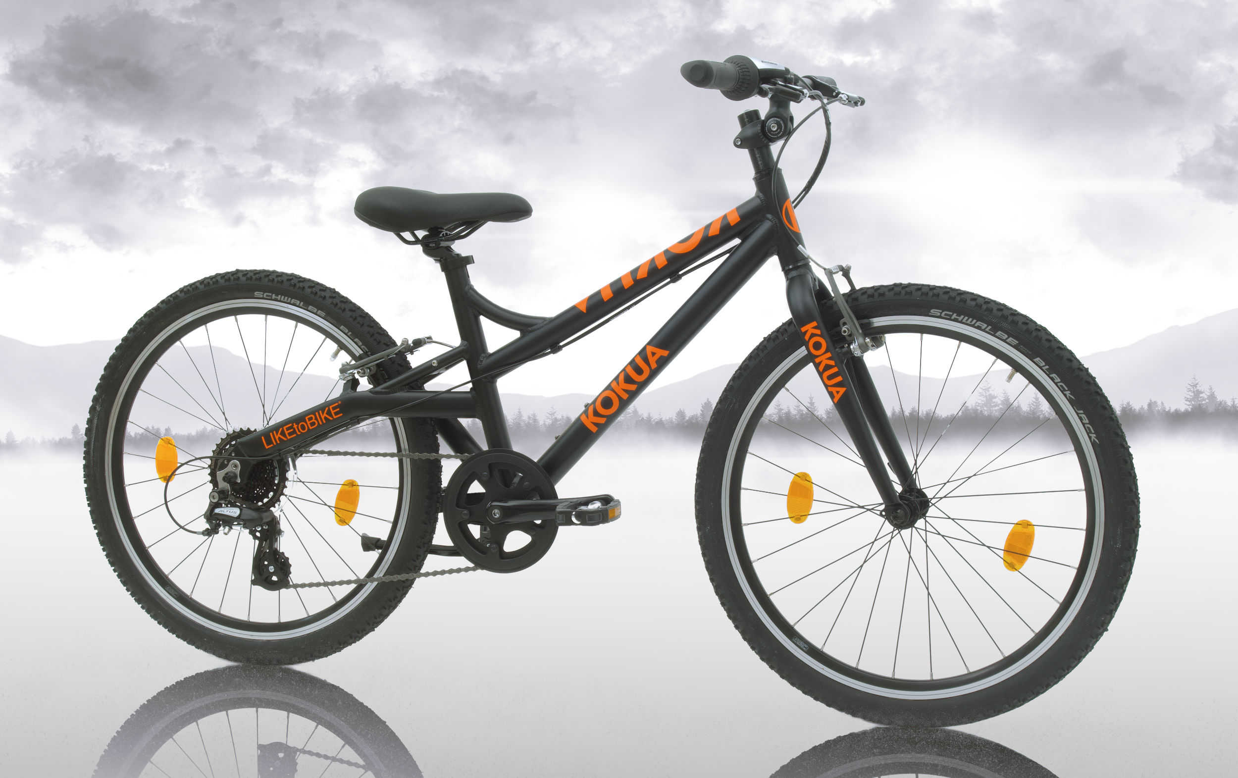 LIKEtoBIKE 24 mit Schwalbe Black Jack Reifen