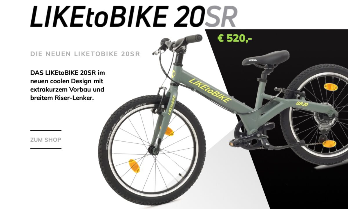 KOKUA Bikes, der Erfinder des Kinderlaufrads. LIKEaBIKE und LIKEtoBIKE