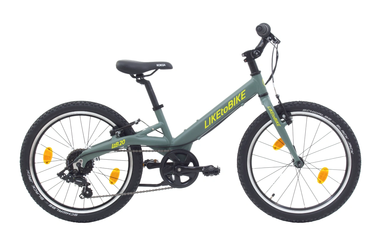 LIKEtoBIKE 20SR mit verstellbarem Vorbau, Grösse ist individuell einstellbar